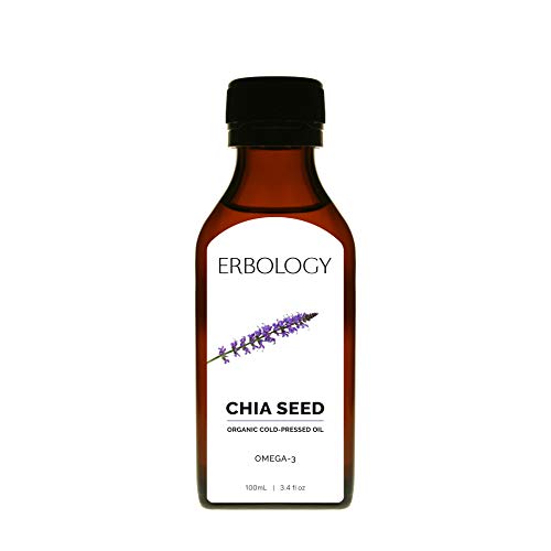 Organic Cold-Pressed Chia Seed Oil 100ml - Rich in Omega-3 - Antioxidant