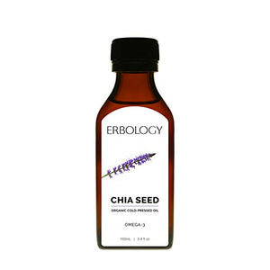 Organic Cold-Pressed Chia Seed Oil 100ml - Rich in Omega-3 - Antioxidant