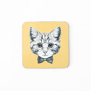 Cat Bow Tie Coaster