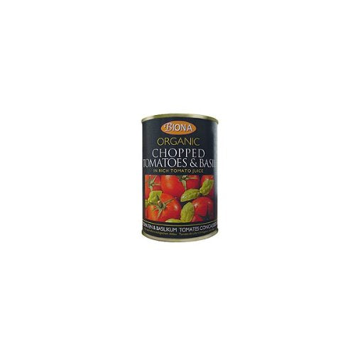 Org Chopped Tomatoes & Basil (400g) x 3 Pack Saver Deal