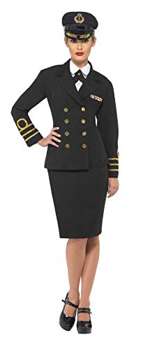 SMIFFYS Women's Navy Officer Costume - M