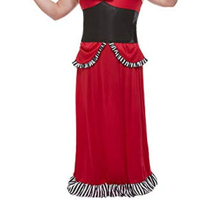 Smiffys 50806XL Bearded Lady Costume, Men, Red, XL - Size 46"-48"
