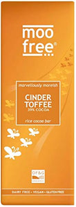 Moo Free Cinder Toffee Cocoa Bar 80g (Pack of 12)