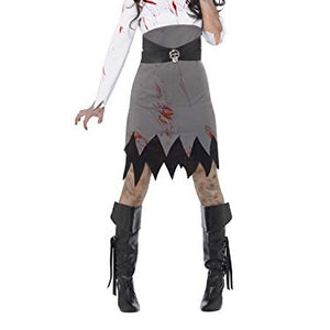 Smiffys Women's Halloween Zombie Pirate Lady Costume (Small)