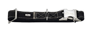 Collar Hunting Alu-Strong Gr. S Black, Leather | Hunter