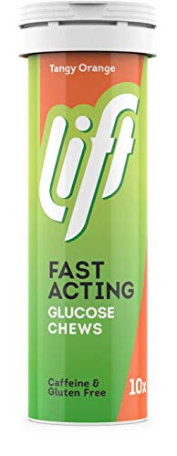 Lift | Orange Glucotabs - For Sports Energy | 4 X 10S