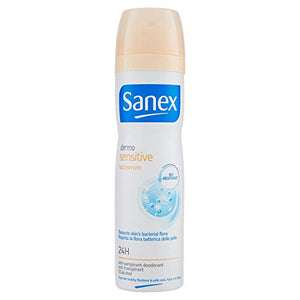 Sanex 150 ml Dermo Sensitive Anti-Perspirant Deodorant with Lactoserum, Single Unit