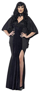 Smiffys Adult Women's Vamp Costume, Dress, Legends of Evil, Halloween, Size: L, 44338
