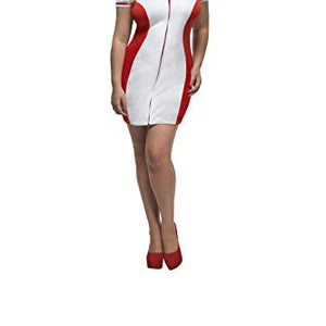 Fever Adult Women's Nurse Costume, Dress and Headpiece, Curves, Size: XXL, 41004