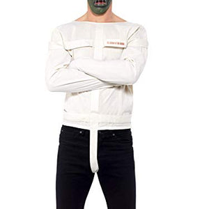 Smiffys 42957L Silence of The Lambs Fancy Dress Costume Kit, White, Large, 42 - 44-Inch