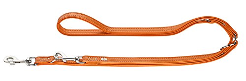 Training Leash Cannes, 15/200 Orange, Leather | Hunter