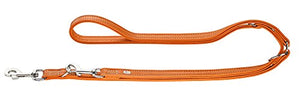 Training Leash Cannes, 15/200 Orange, Leather | Hunter