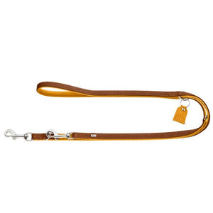 Training Leash Lucca, 15/200 Cow Nappa Leather, Brown/Mustard | Hunter