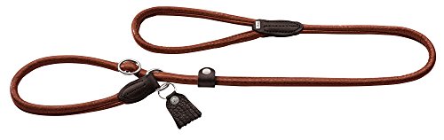 Retriever Leash Round & Soft Cody, 10/120 Bison Leather, Cognac | Hunter