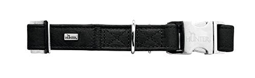 Collar Rolling Hills Alu-Strong, L Black, Leather | Hunter