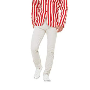 Smiffys 50725M 20s Barber Shop Costume, Men, Red & White, M - Size 38"-40"