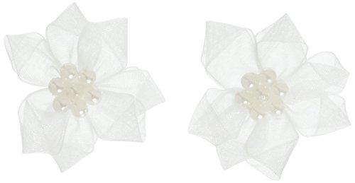 Ribbon Violets-Sheer 2/Pkg-White
