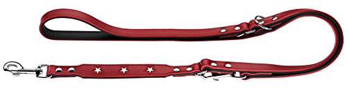 Training Leash Magic Star 13/200 Ökoleather Red/Nappa Black | Hunter