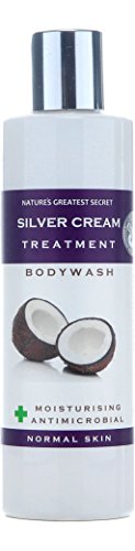 Nature’s Greatest Secret Luxurious Colloidal Silver All Natural Antimicrobial Silver Cream Bodywash with Organic Coconut Oil and an Essential Oil blend 250 ml
