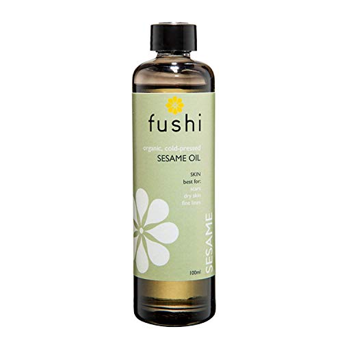 Fushi Organic Sesame Oil 100ml | Virgin & Fresh-Pressed |Rich in Vitamin E, B & Complex Minerals | Best for Scars, Dry Skin & Fine Lines | Ethical & Vegan | Manufactured in the UK