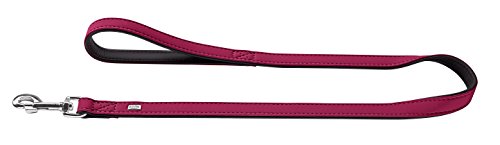 Leash Softie 20/100 Nickel Artificial Leather Rasberry/ Black | Hunter