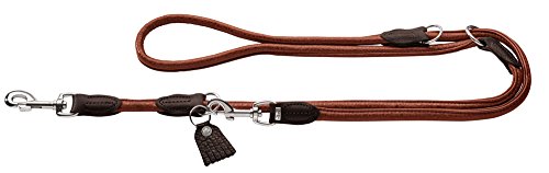 Training Leash Round & Soft Cody, 10/200 Bison Leather, Cognac | Hunter