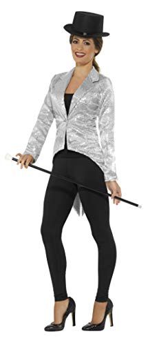 Smiffys 21153M Sequin Tailcoat Ladies Jacket (Medium)