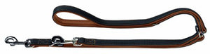 Training Leash Canadian Elk 20/200 Elkskin Black/Cognac | Hunter