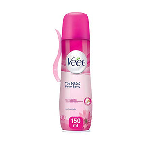 Veet Spray On Hair Removal Cream for Normal Skin, 150 ml