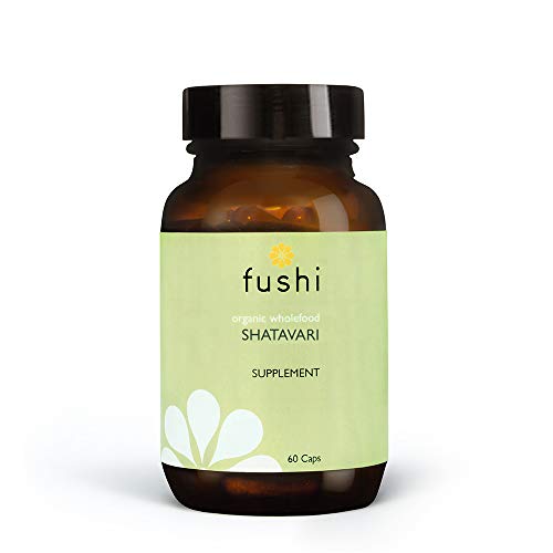 Fushi Organic Shatavari Capsules, 60 Caps | Fresh-Ground Whole Food | Balance the Body, Stimulate Immune System, Analgesic | Alkalies & Chemical Properties | Ethical & Vegan | Made in the UK