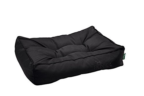 Dog Bed Quilted Gent Antibac 100X70 Cm Black, Water/Soil Repellent | Hunter