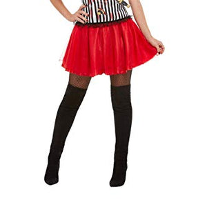 Smiffys 51062L Deluxe Knife Throwers Assistant Costume, Women, White, L - UK Size 16-18