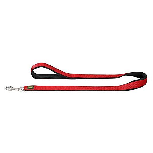 Leash Neopren 25/100 Nylon Red/Neoprene Black | Hunter