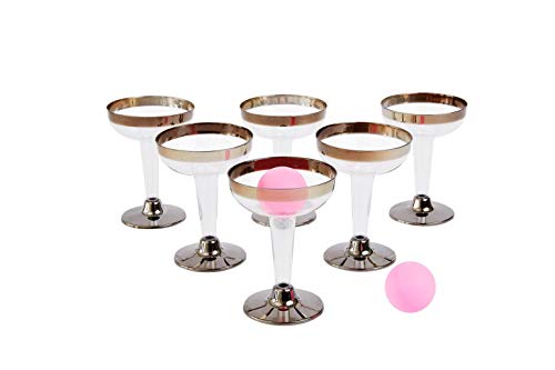 Smiffys 50759 Party Pong Game, Prosecco Edition, Unisex Adult, Multi-Colour