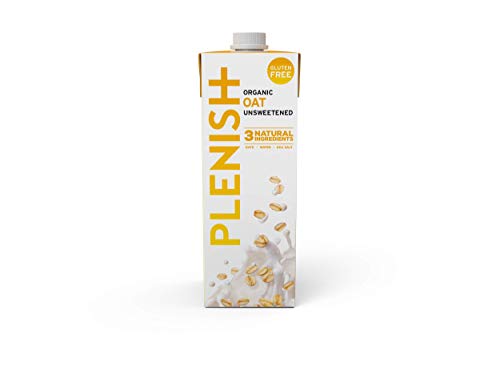 Plenish Organic Dairy-Free Unsweetened Oat Milk 1 Litre
