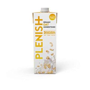 Plenish Organic Dairy-Free Unsweetened Oat Milk 1 Litre