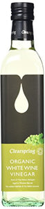 Clearspring Organic White Wine Vinegar, 500g (Pack of 3)