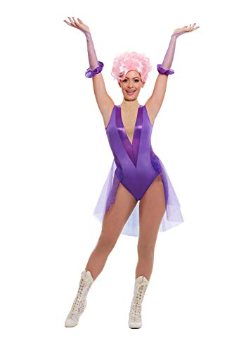 Smiffys 50954M Trapeze Artist Costume, Women, Purple, M - UK Size 12-14