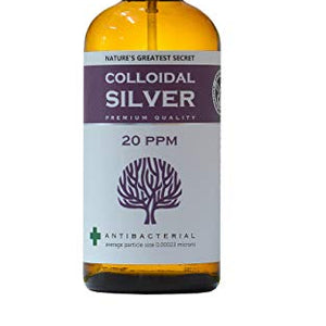 Premium Quality Colloidal Silver 20 ppm Spray 100ml High pH 9.0
