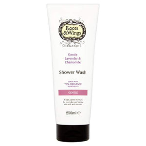 Roots & Wings Organic Gentle Lavender and Chamomile Shower Wash 250ml