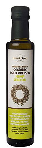 SUN & SEED Organic Cold Pressed Hemp Seed Oil 250ml (PACK OF 1)