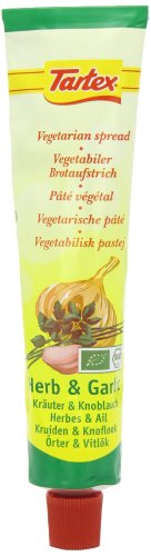 Tartex Vegetable Pate Organic Herb & Garlic Pate Tubes 200g