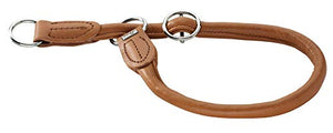 Training Collar Round & Soft Elk 45/10 Elkskin Cognac | Hunter