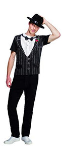 Fever Adult men's Male Gangster Instant T-Shirt, Twenties, Size M, 34154