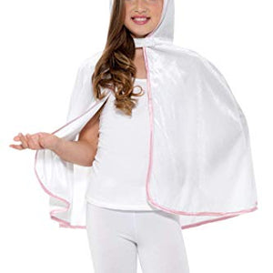 Smiffy's 41173 Unicorn Cape, Unisex-Child, White/Pink, One Size