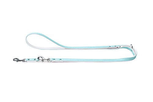 Training Leash Modern Art 8/200 Artificial Leather Light Blue/ White | Hunter