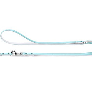 Training Leash Modern Art 8/200 Artificial Leather Light Blue/ White | Hunter