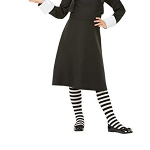 Smiffys 50791S Gothic School Girl Costume, Black, S-Age 4-6 years