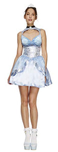 Fever Adult Women's Magical Princess Costume, Dress, Attached Underskirt and Mini Tiara, Once Upon a Time, Size S, 43478