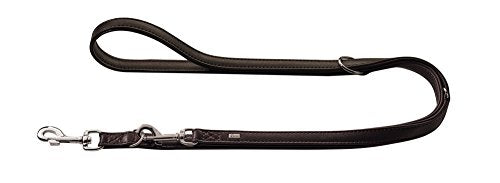 Training Leash Wallgau, 20/200 D-Brown, Leather | Hunter